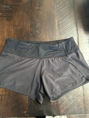 lululemon athletica Black Athletic Shorts with Wide Waistband